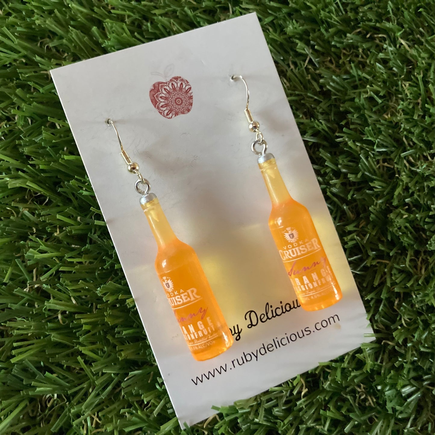 Vodka Cruiser Orange Passionfruit Earrings